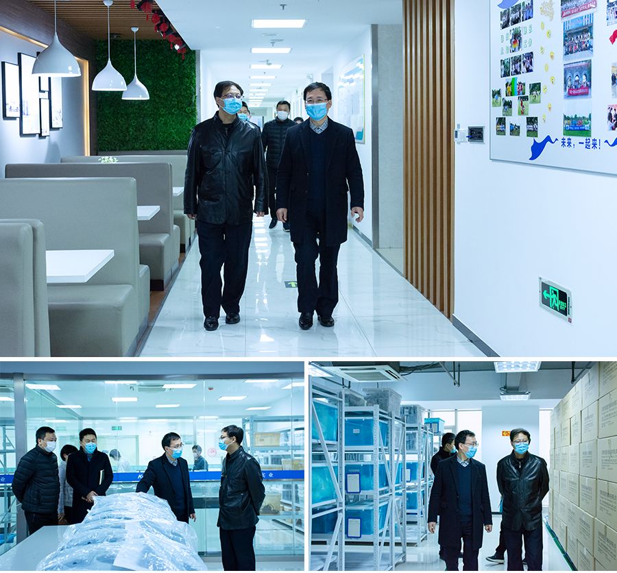 南京市棲霞區(qū)人民政府王生區(qū)長到科進調(diào)研