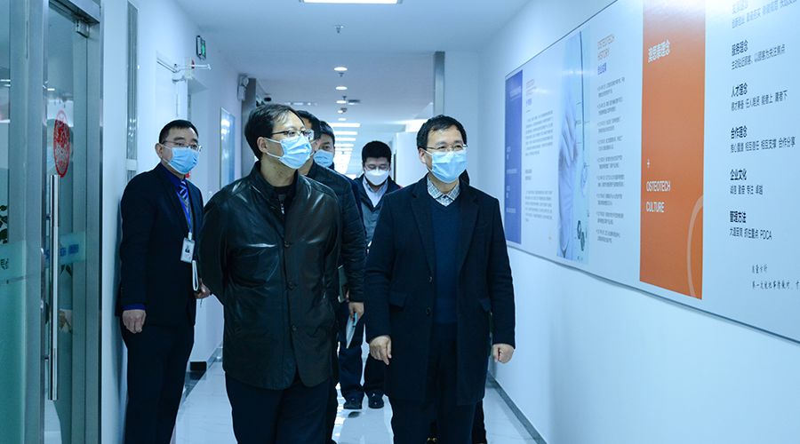 南京市棲霞區(qū)人民政府王生區(qū)長到科進調(diào)研